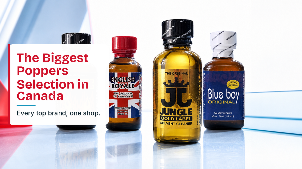 The biggest poppers selection in Canada